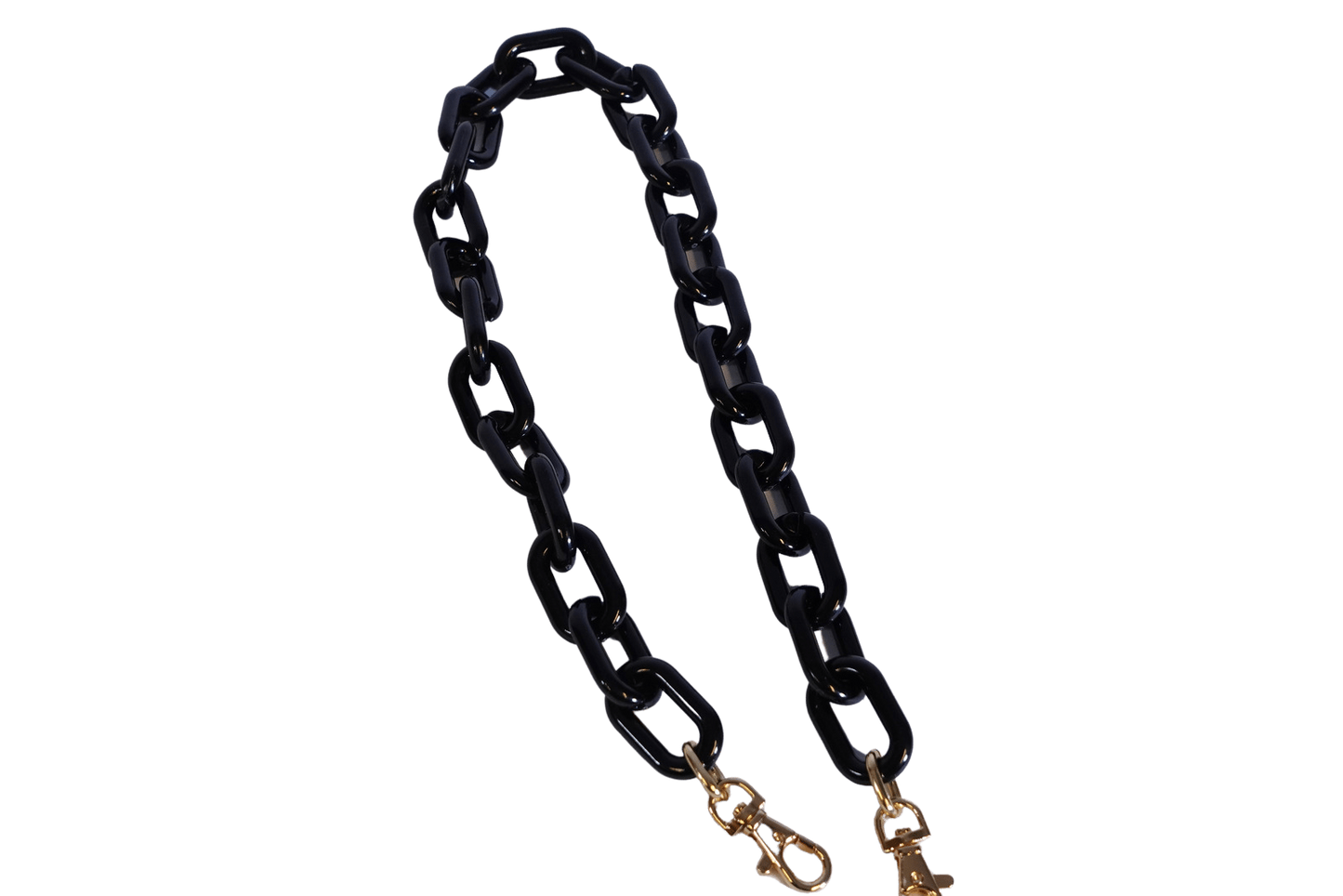 Bag strap schakel zwart